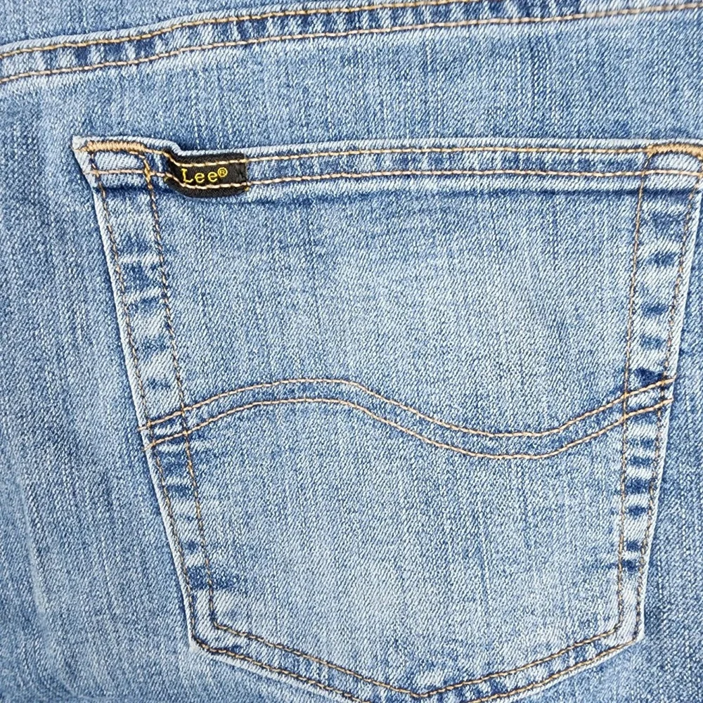 Lee‎ Classic Fit Jeans Mens 42x29 Light Blue Denim Straight Leg Pants